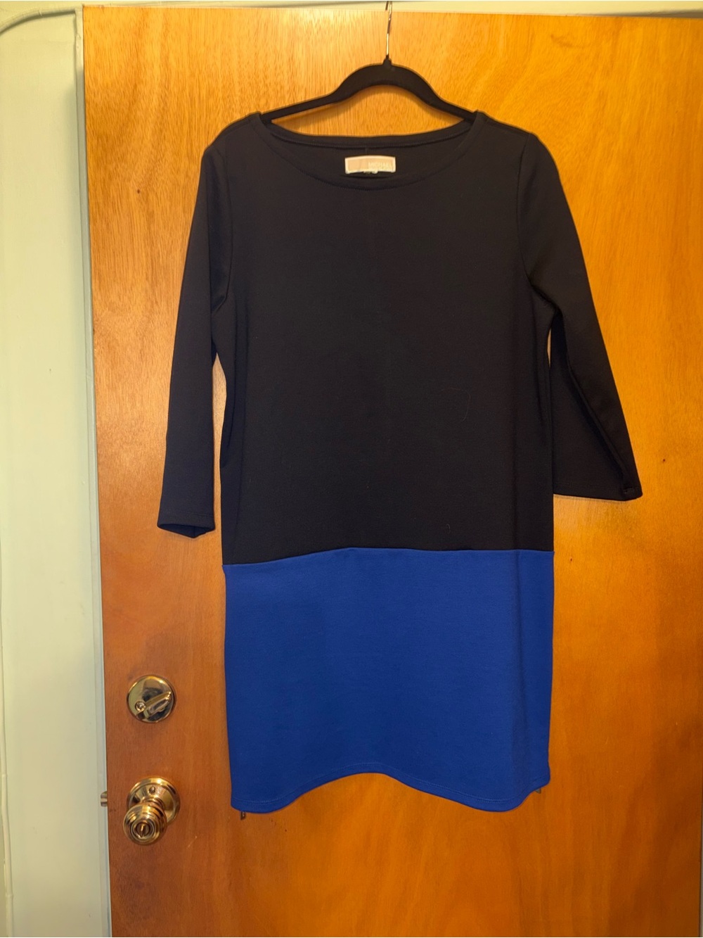 Michael Kors Black and Royal Blue Dress
